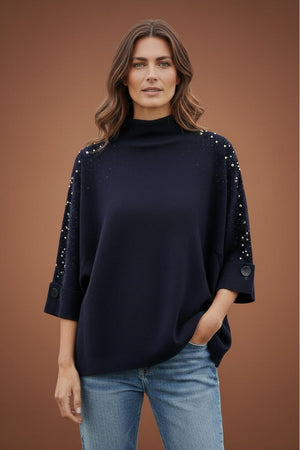 Pearl Sleeve Jumper