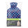 HOT WATER BOTTLE & FLEECE COVER 2L (ASSORTED DESIGNS)